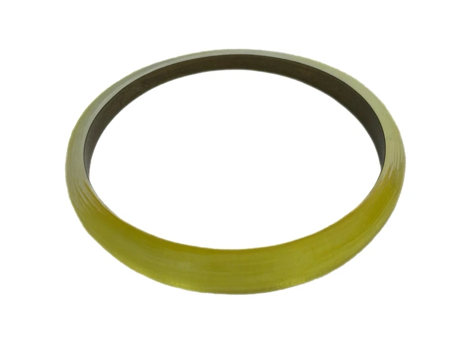 Brazalete Brazalete Alexis Bittar Amarillo Limón Brillante Delgado Cónico Lucita Foto 3 de 4