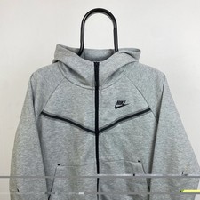 Nike Gray Full Zip Hoodie Mens M Sportswear C...