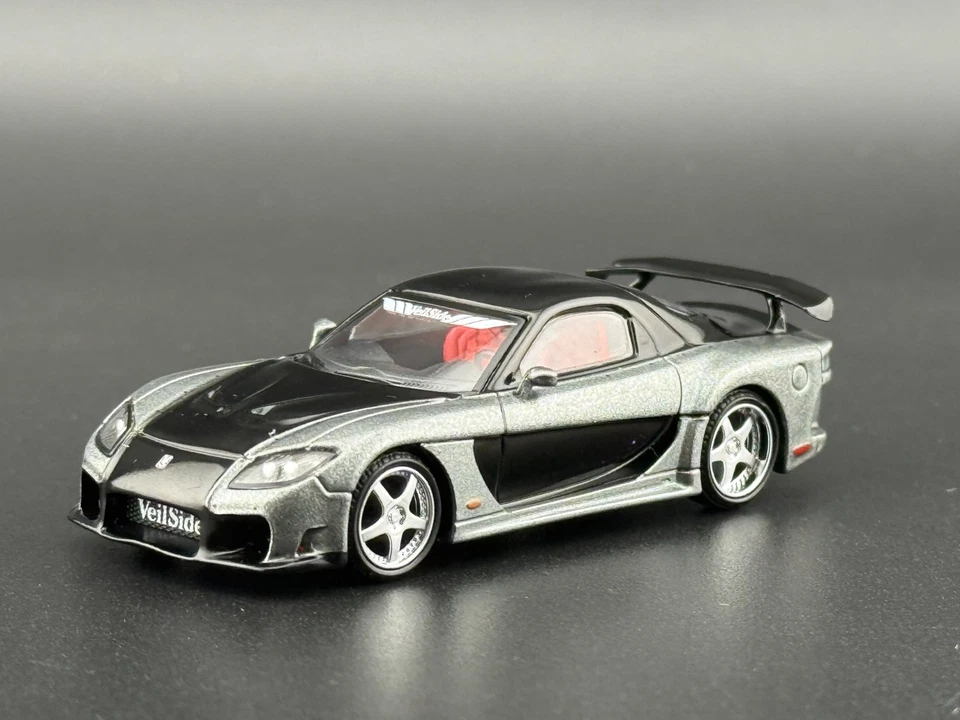Mini GT Mazda RX-7 VeilSide - Fortune Grey #1057 1/64 Foto 3 de 4