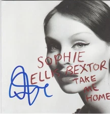 Sophie Ellis Bextor    **HAND SIGNED**   Take Me Home CD single   ~   AUTOGRAPH