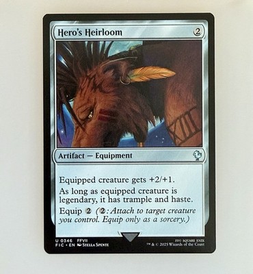 Magic the Gathering: Hero's Heirloom Commander: Final Fantasy Regular NM