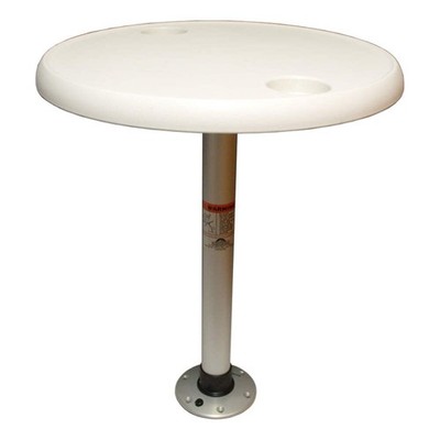 Springfield Marine 1690102 Thread-Lock Table Kit 24'' Rnd White