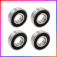 Kugellager 6204-2RS 20X47X14Mm Doppel-Schutz Chromlegierung FüR Diy Maschinen