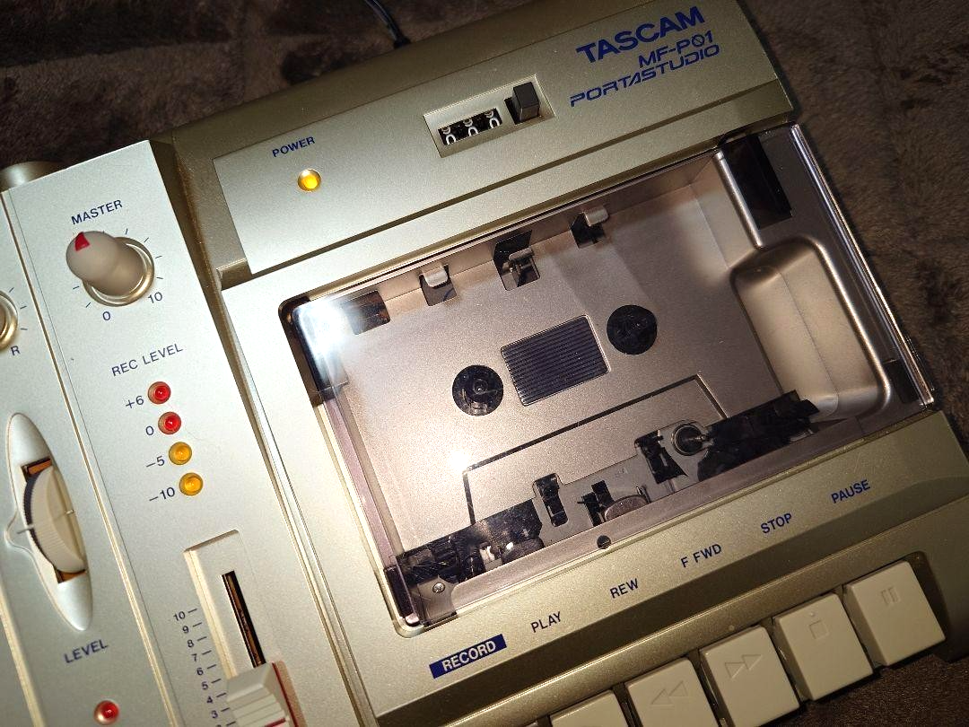 USED TASCAM MF-P01 portastudio 4tracks Analog Cassette Tape