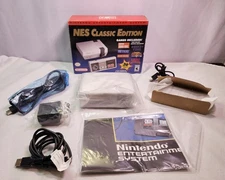 Nintendo NES Classic Edition Mini Console w/30 Games & Accessories Complete