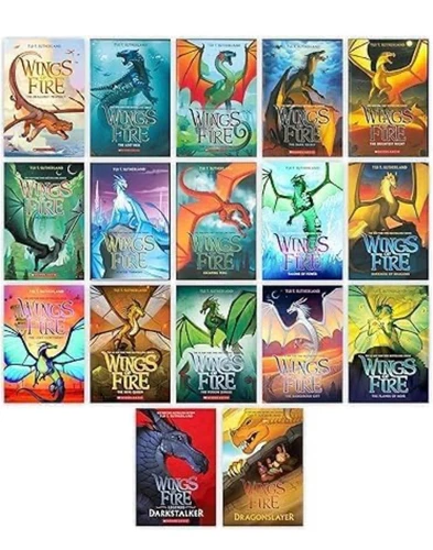 Wings of Fire Series Complete 17 Books Set (Books 1-15) + Wings of Fire Legends - product listing photo