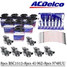 Genuine UF414 8x Ignition Coils+Spark Plugs+Wire For GMC Chevy SilveradoTahoe$￥