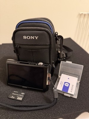 Sony Cyber-shot DSC-T900 12.1MP Black Compact 4x Zoom Touchscreen 8GB