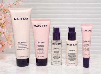 Mary Kay TimeWise Skin Care Set Cleanser Moisturizer Serum Dry Skin US