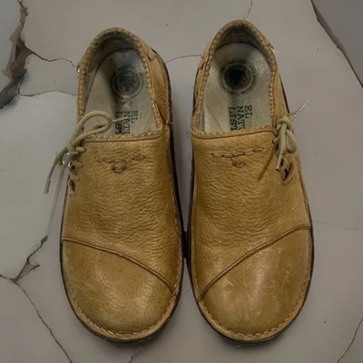 Women’s El Naturalista Side Tie Natural Leather/Rubber Shoes Discontinued US 9.5 - Image 1 of 4