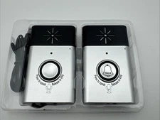 Wireless Voice Intercom Doorbell 2-Way Talk Monitor Home Security USB Silver HT6