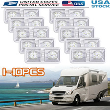 2-10x 12v Led Rv Ceiling Dome Light Rv Interior Lighting For Trailer Camper Boat