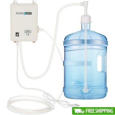 Electric Water Bottle Pump Dispenser 1-5 Gallon Bottles Food Grade Quiet System