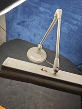 VINTAGE ARTICULATING  METAL INDUSTRIAL Metal Base Heavy Old Desk Drafting Music