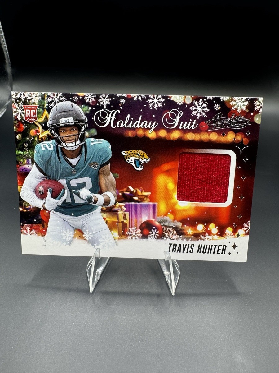 2025 Panini Absolute - Travis Hunter Holiday Suit Rookie Patch