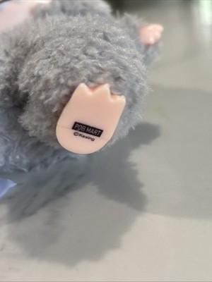 Pop Mart Labubu Grey Monster Plush Toy - Big Eyes Collectible Key