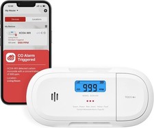 X-Sense Wi-Fi Smart Carbon Monoxide Alarm Carbon Monoxide Detector, Real-Time
