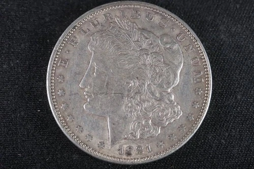 NobleSpirit Choice AU 1921 D Morgan Silver Dollar