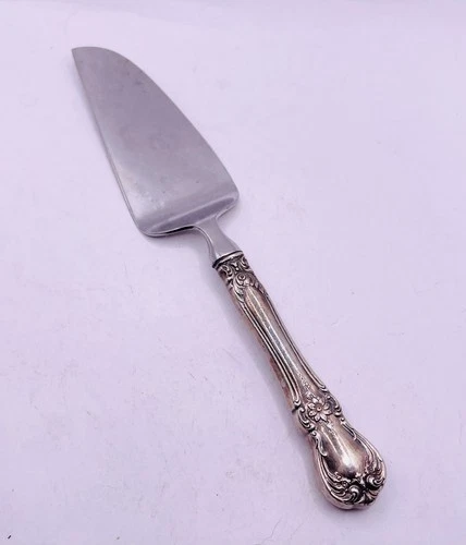 Towle King Richard Stainless Steel/Sterling Silver Handle Cheese Server 6.75”