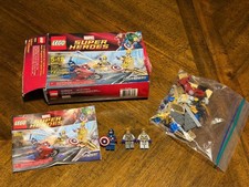 LEGO Marvel: Captain America's Avenging Cycle (6865) 100% Complete W/ BOX