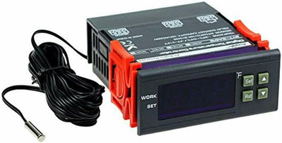 DC 12V Fahrenheit Digital Temperature Controller 10A 1 Relay with NTC 10K Sensor