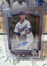 Topps 2024 Bowman Chrome 1st Hyun-Seok Jang Auto #CPA-HJ Dodgers
