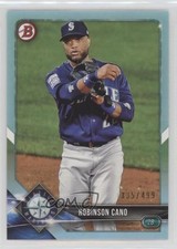 2018 Bowman Sky Blue 335/499 Robinson Cano #63 7at