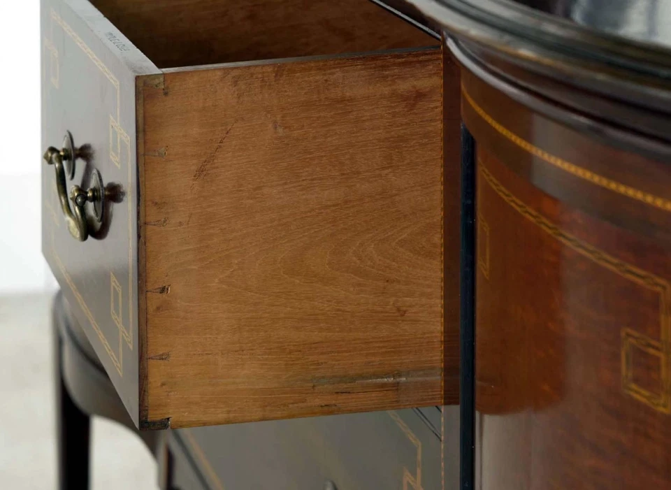 Vitrina eduardiana aparador de caoba Maple and Co 1910 Foto 4 de 4