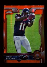 2015 Topps Chrome Orange Refractor #108 Jaelen Strong Houston Texans RC