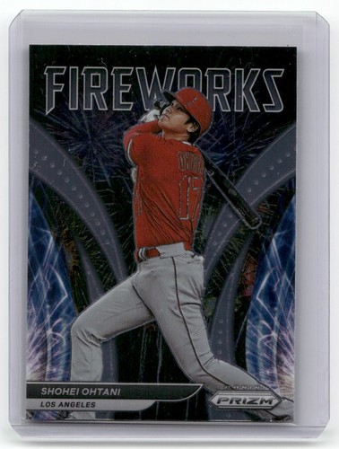 2022 Panini Prizm #F-3 Shohei Ohtani Fireworks Silver Prizm
