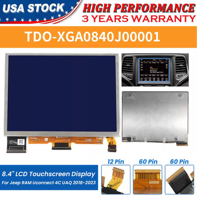 For 2018-2023 Jeep Grand Cherokee 8.4'' Uconnect 4C UAQ LCD MONITOR TDO-XGA084 US