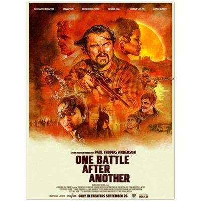 One Battle After Another Poster IMAX September 26 2025 Leonardo DiCaprio Movie