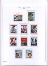 2005 SAN MARINO ANNATA COMPLETA MNH** SU FOGLI MARINI KING