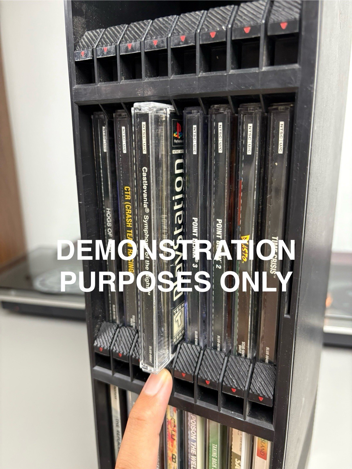 Vintage Digital Audio 24 CD Storage Cabinet Rack Holder Like Kalmar Designs Teak