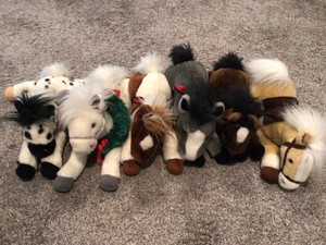 Lot 6 Wells Fargo Legendary Pony Plush Horse Stuffed Animals 2003 to 2007 2010