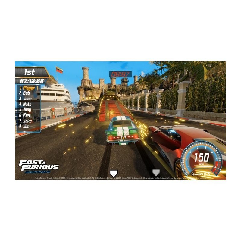 Jeu Fast and Furious Arcade PS5 de course de voitures avec nitro