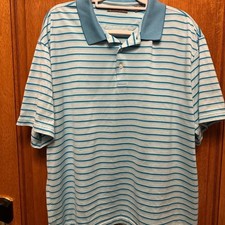 Daniel Cremieux Blue Polo Shirt Classic Stripes