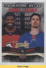2022-23 Upper Deck MVP Encounters on Ice Gold PK Subban Chris Kreider READ 0e2j