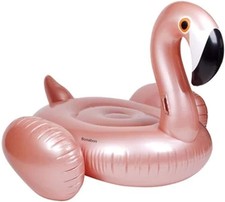 Image of Giant Inflatable Flamingo Pool Float Large Outdoor Flamingo Swimming Pool Flota