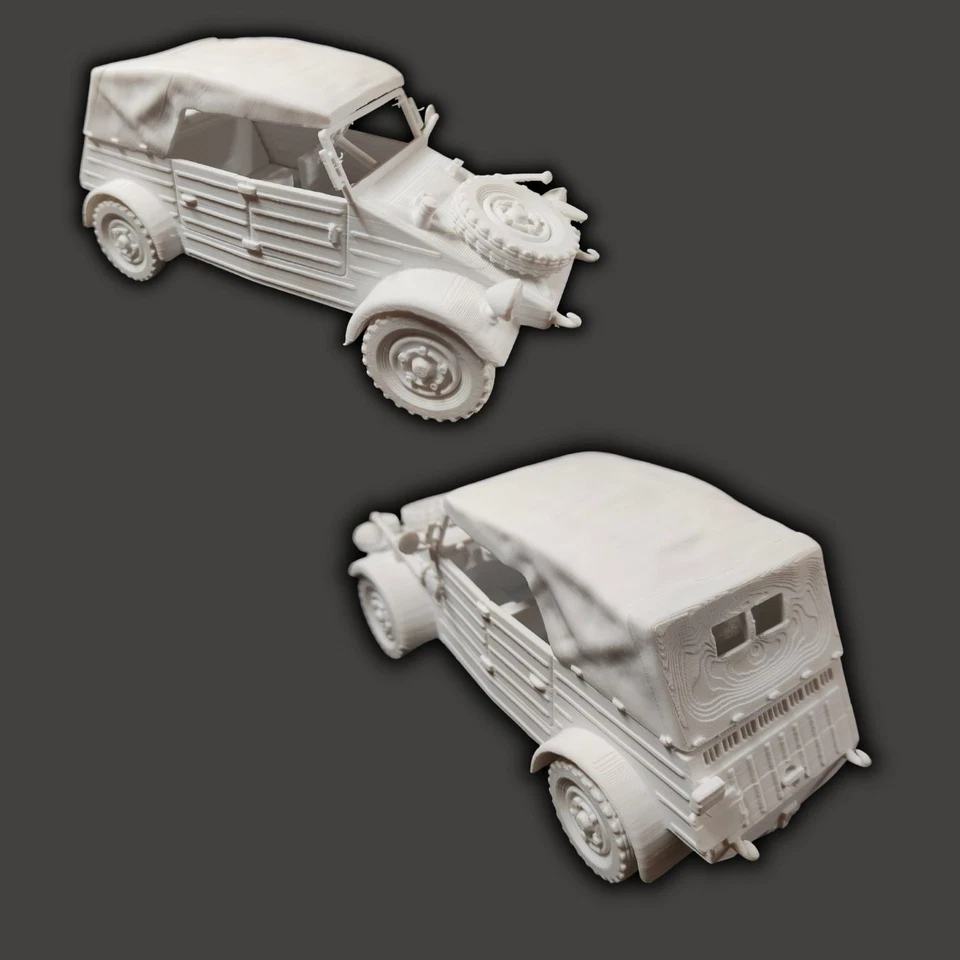 Kubelwagen Ww2 scale 1:16 Models Kits military vehicles DIY - Image 3 of 4