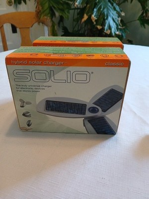 Solio Classic Solar Charger Lot Of 2 New In Boxes Hybrid Solar Charger