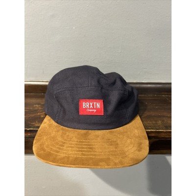 Braxton Strap back Hat Brown Bill Fully Adjustable