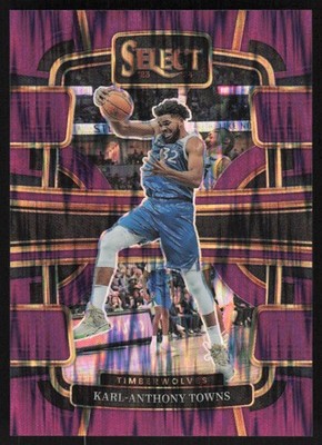2023-24 SELECT PURPLE FLASH KARL-ANTHONY TOWNS 010/175 MINNESOTA TIMBERWOLVES #5
