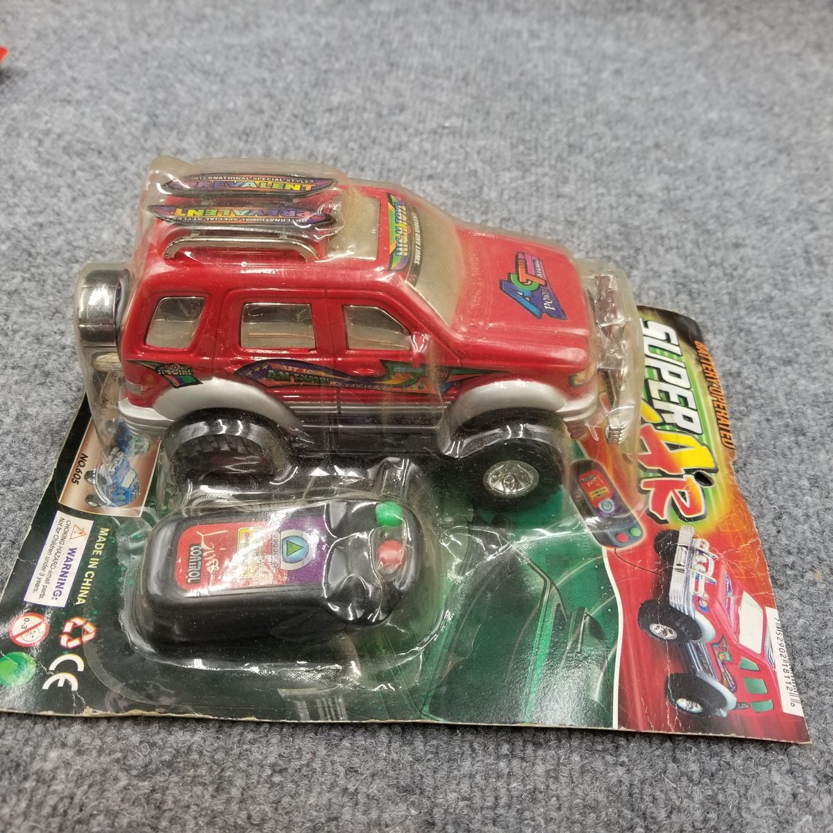 Vintage Super Power Sonic Car Remote Control Toy Jeep Surfboards