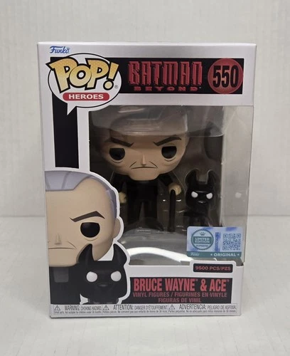 Funko Pop! DC Batman Beyond Bruce Wayne and Ace #550 Limited 9500 PC
