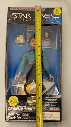 Vintage Playmates Star Trek DEANNA TROI 9" Starfleet Edition Action Figure 1995 - Bild 8 von 8