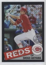 2020 Update Silver Pack 1985 Topps Chrome Baseball Black /199 Shogo Akiyama po7