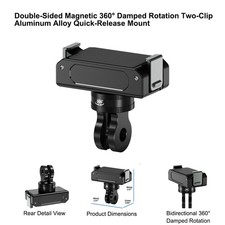 For DJI Osmo 360 II / Action 6/Osmo Nano Dual Sided Magnetic Quick Release Mount