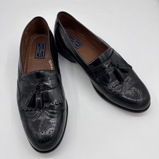 Bostonian Crown Windsor First Flex Men's Tassel Wingtip Loafers Sz 11 1/2 -20370