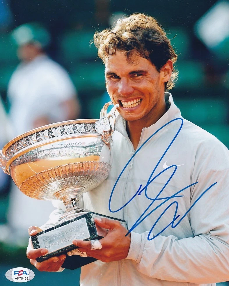 Rafael Nadal 网球原始亲笔签名的项目| eBay